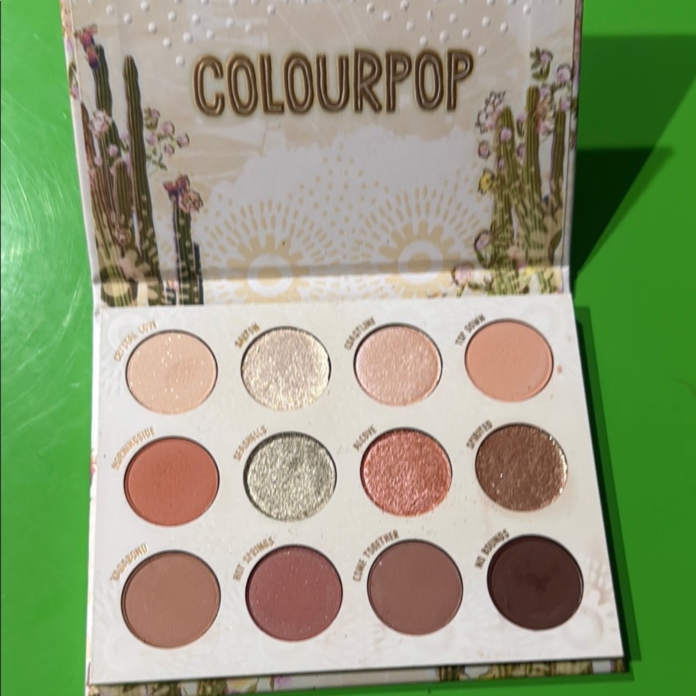 ColourPop Desert Bloom Eyeshadow Palette - Warm and Shimmer Tones